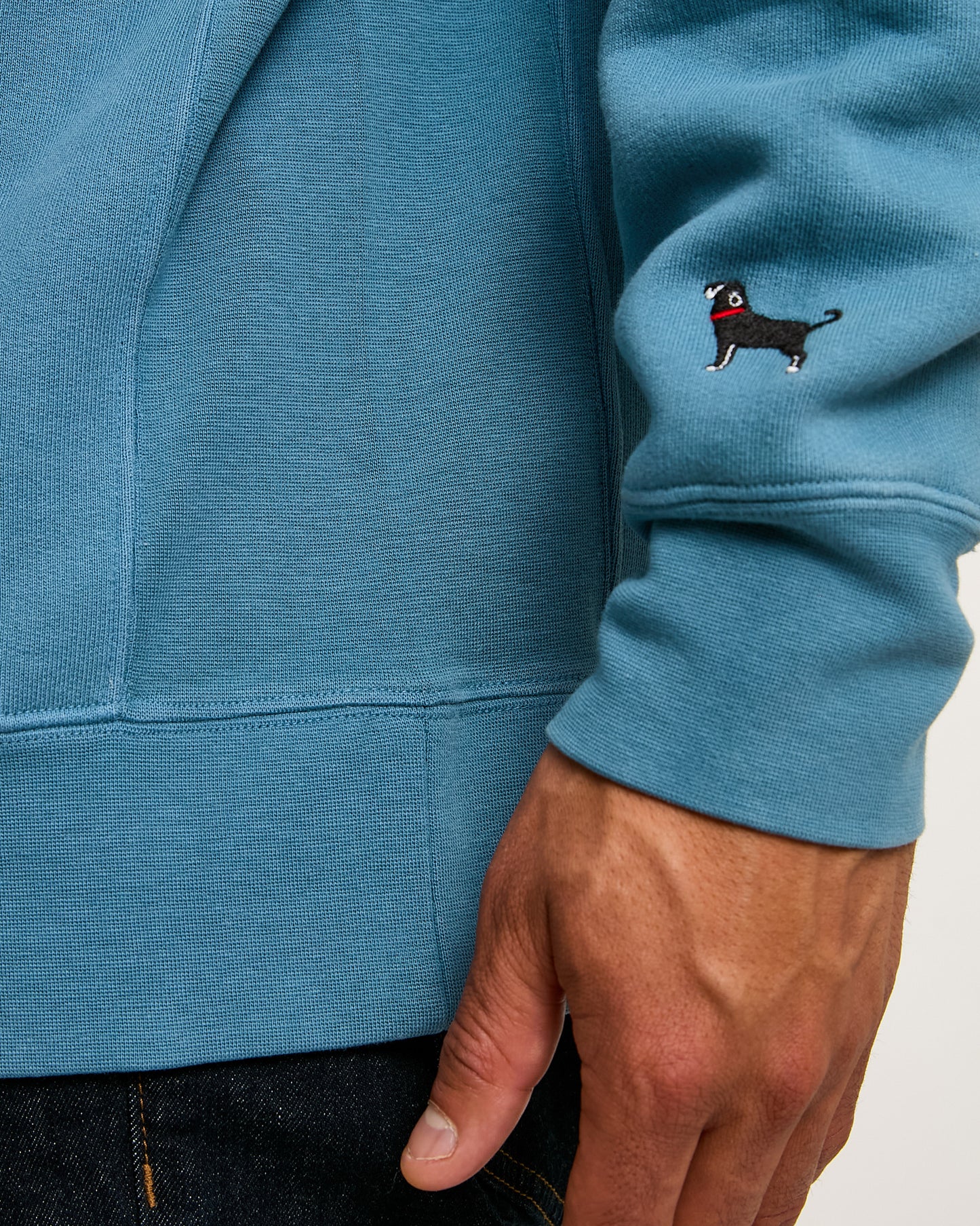 Applique Fisherman Heavyweight Sweatshirt