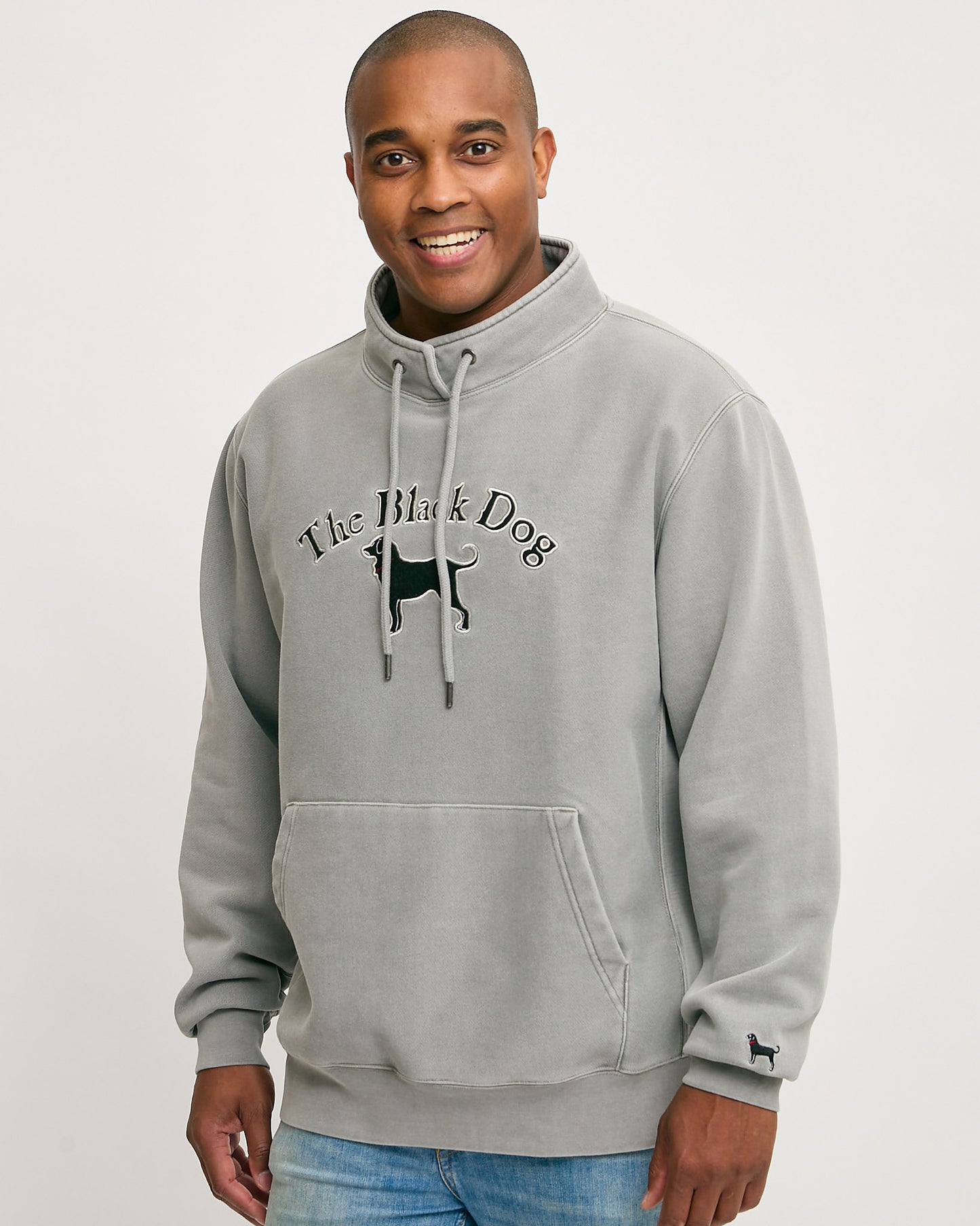 Mens Applique Fisherman Sweatshirt