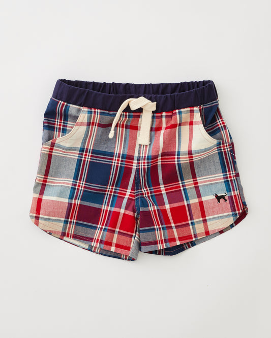 Lil Kids Harbor Plaid Short