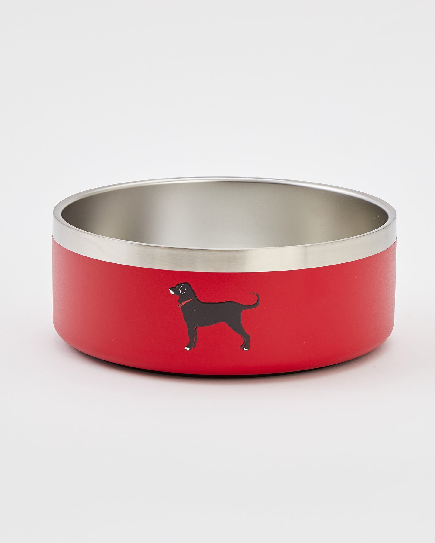 Black Dog Stainless Dog Bowl