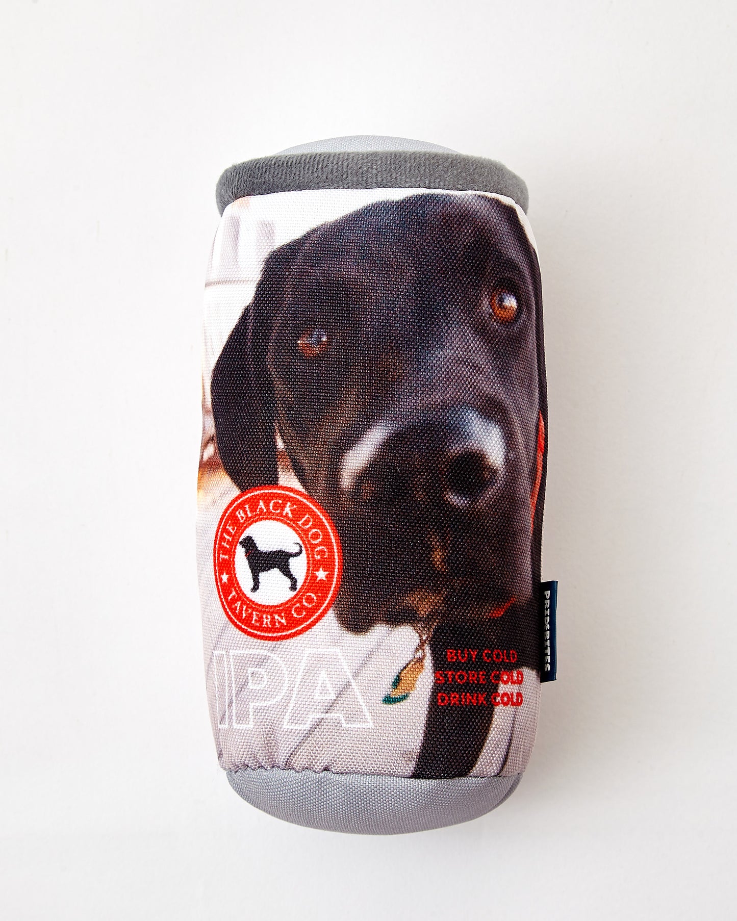 Black Dog Beer Can Dog Toy