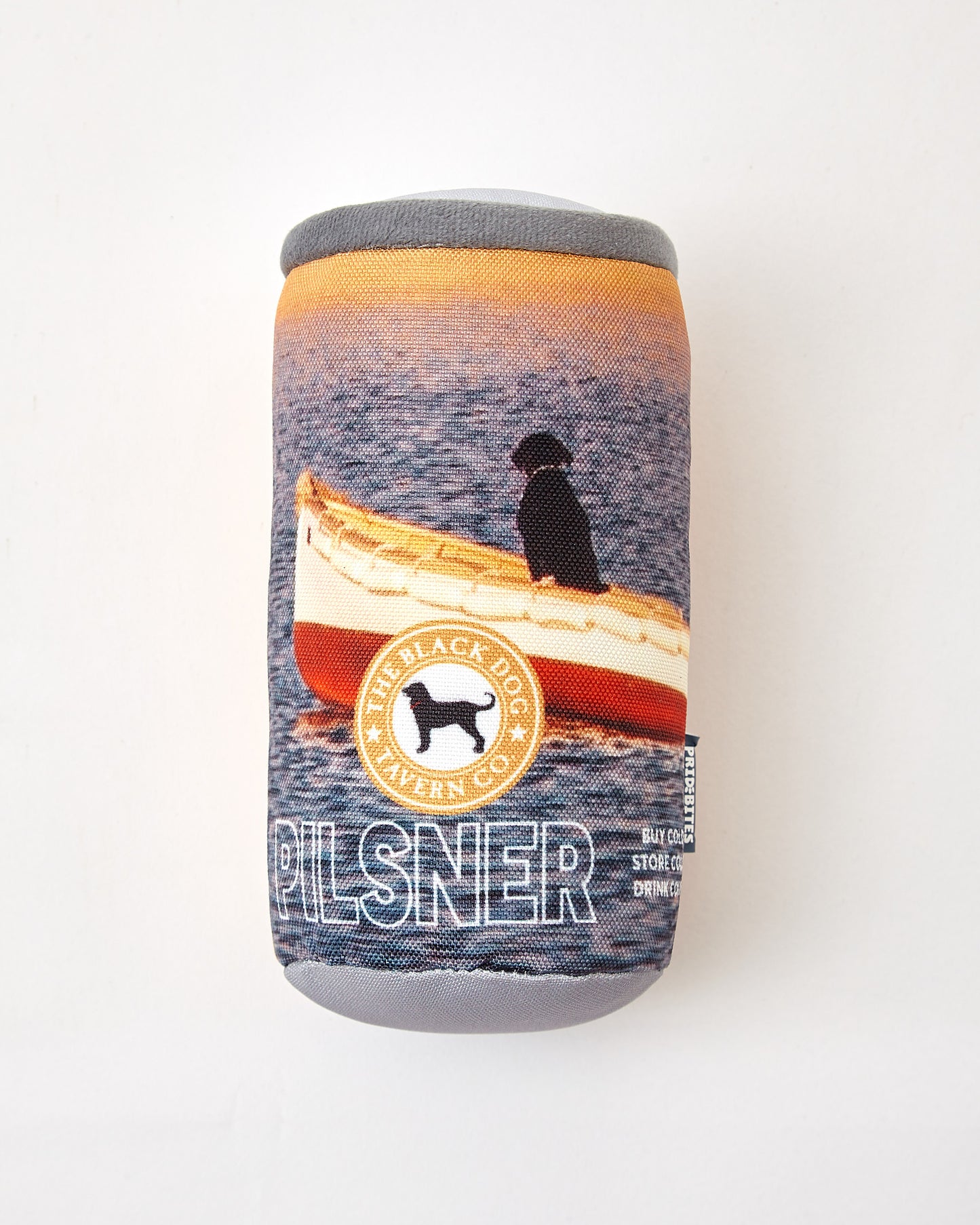 Black Dog Beer Can Dog Toy
