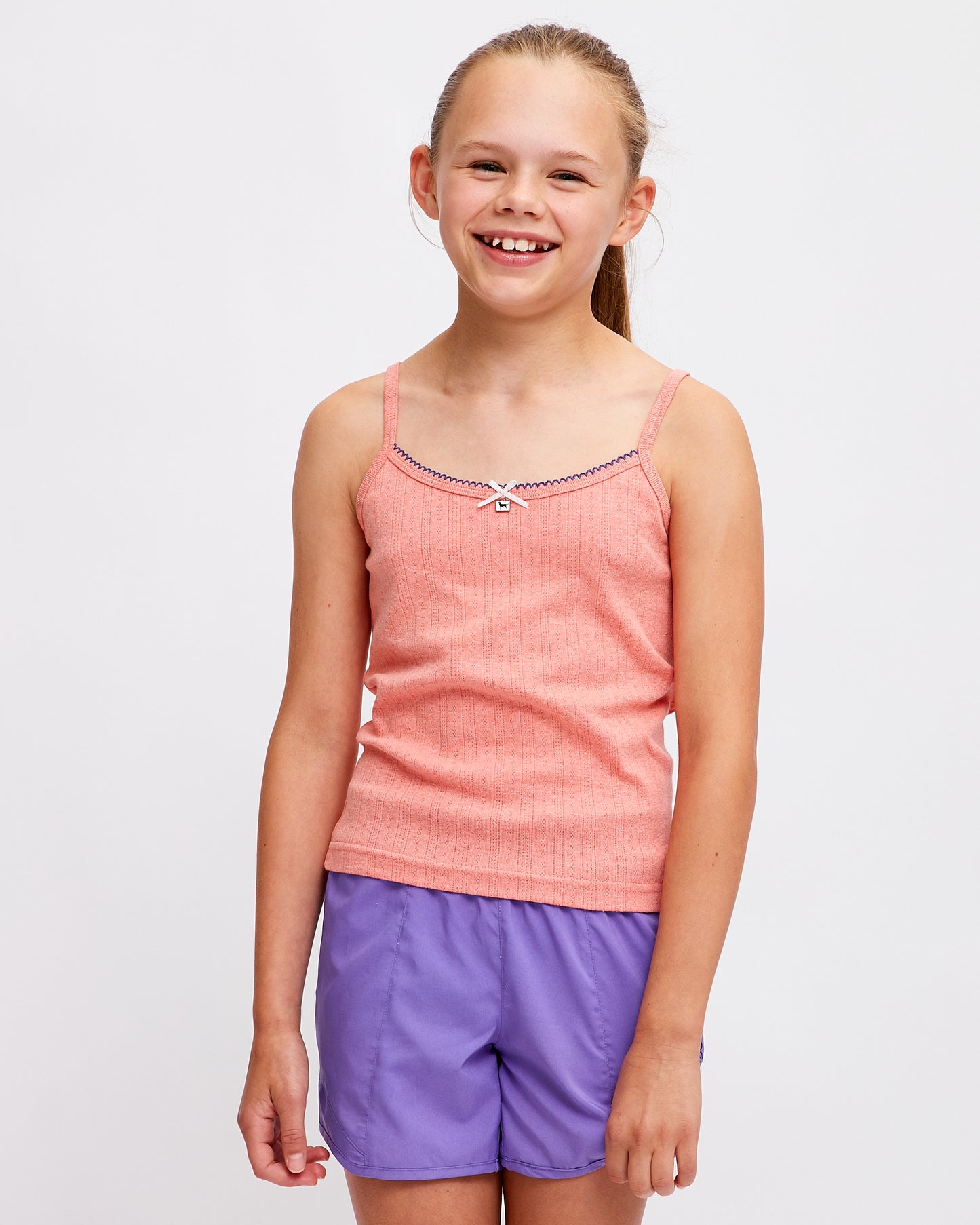 Kids Bow Pointelle Cami