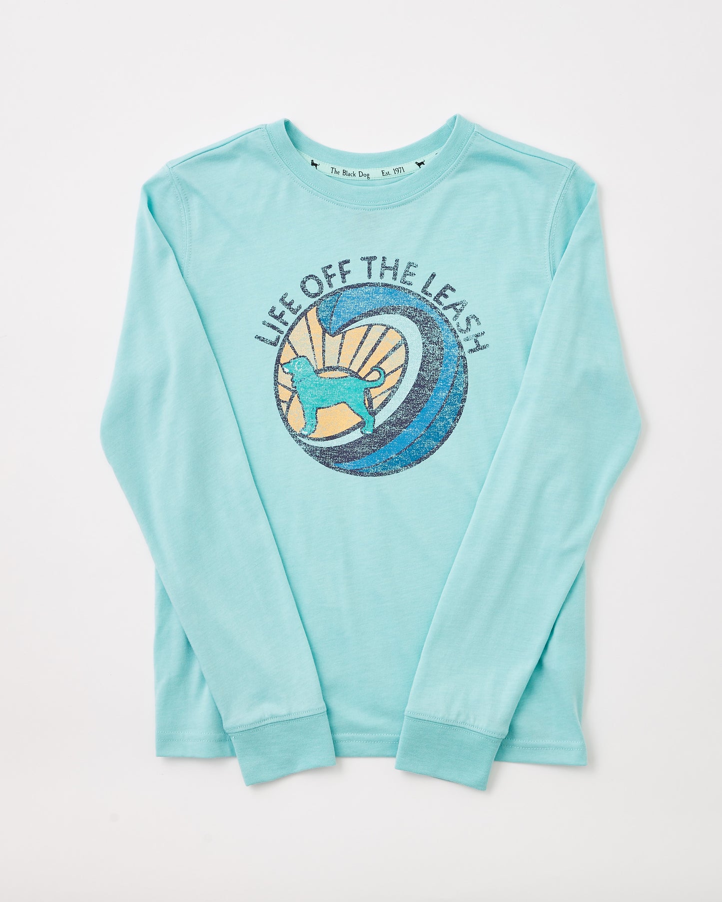 Kids Washburn Blue Swell Longsleeve Tee