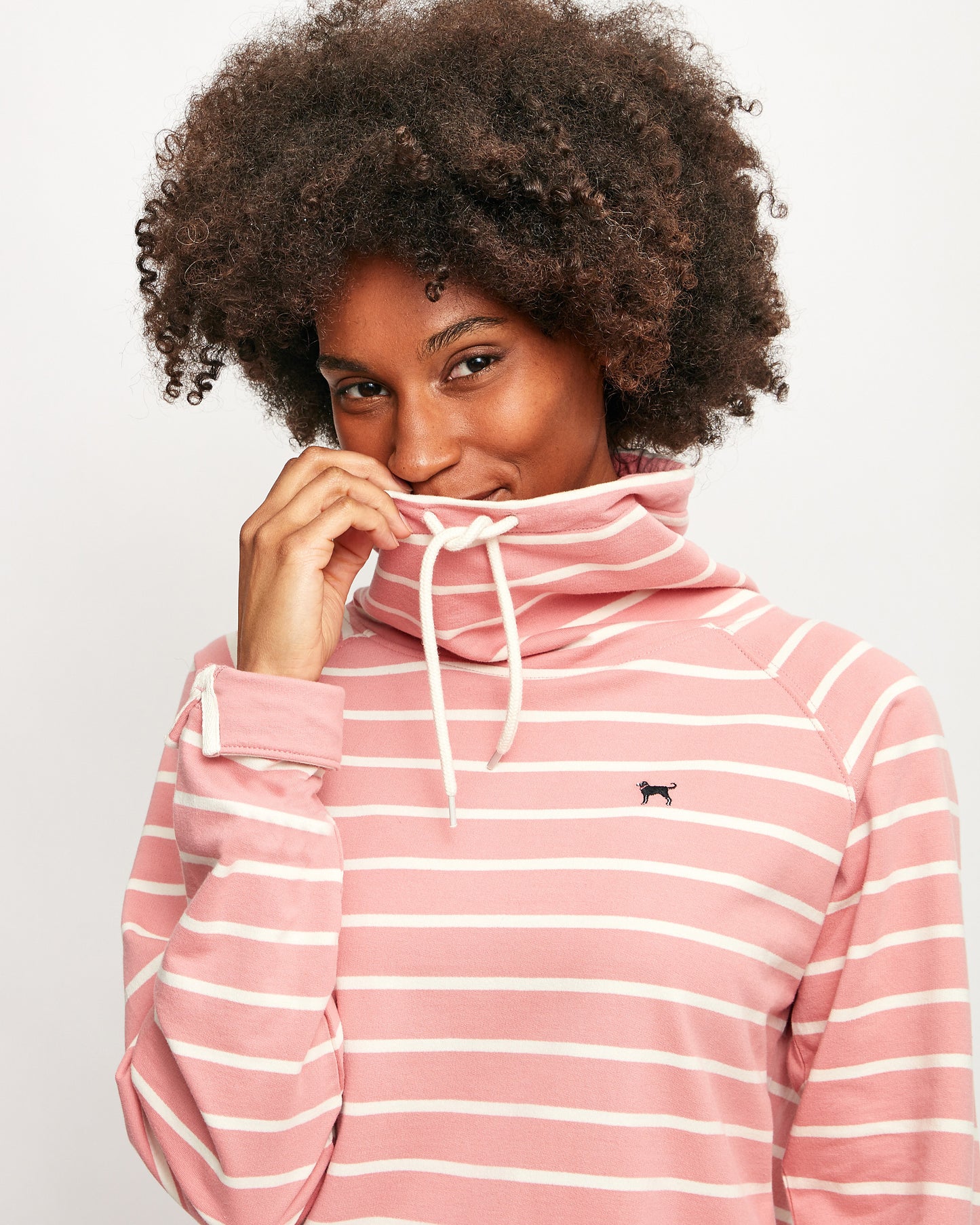 Ladies Classic Stripe Chappy Cowlneck