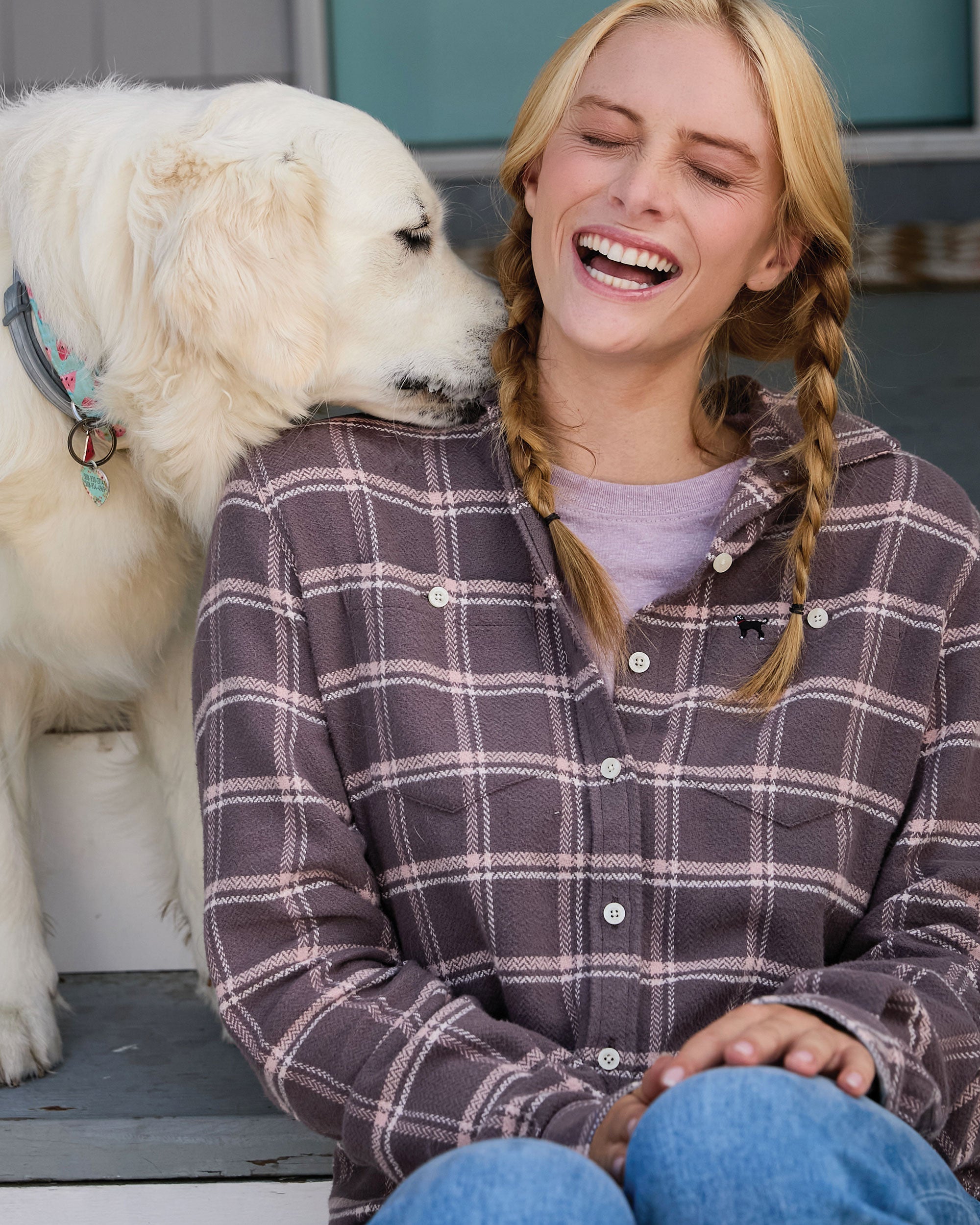 Ladies Boathouse Flannel – The Black Dog