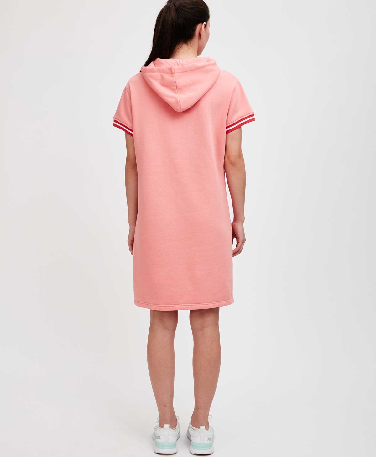 Ladies Bluffs Shortsleeve Hoodie Dress