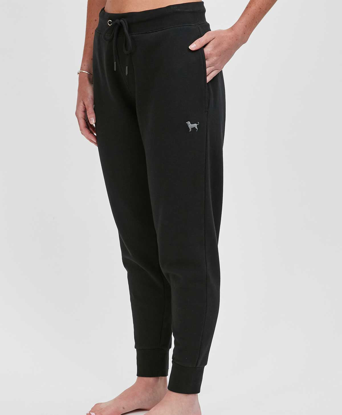 Black pink deals joggers