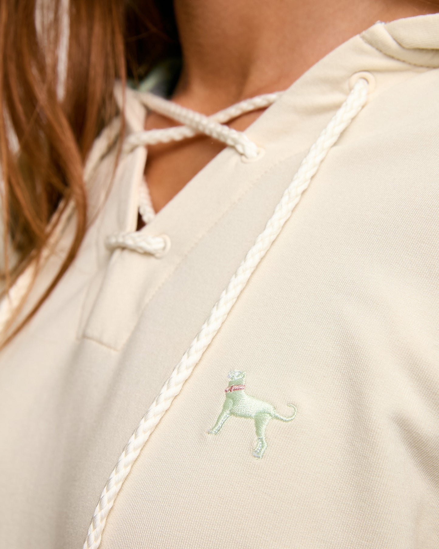 Ladies Tarpaulin Tie Sweatshirt