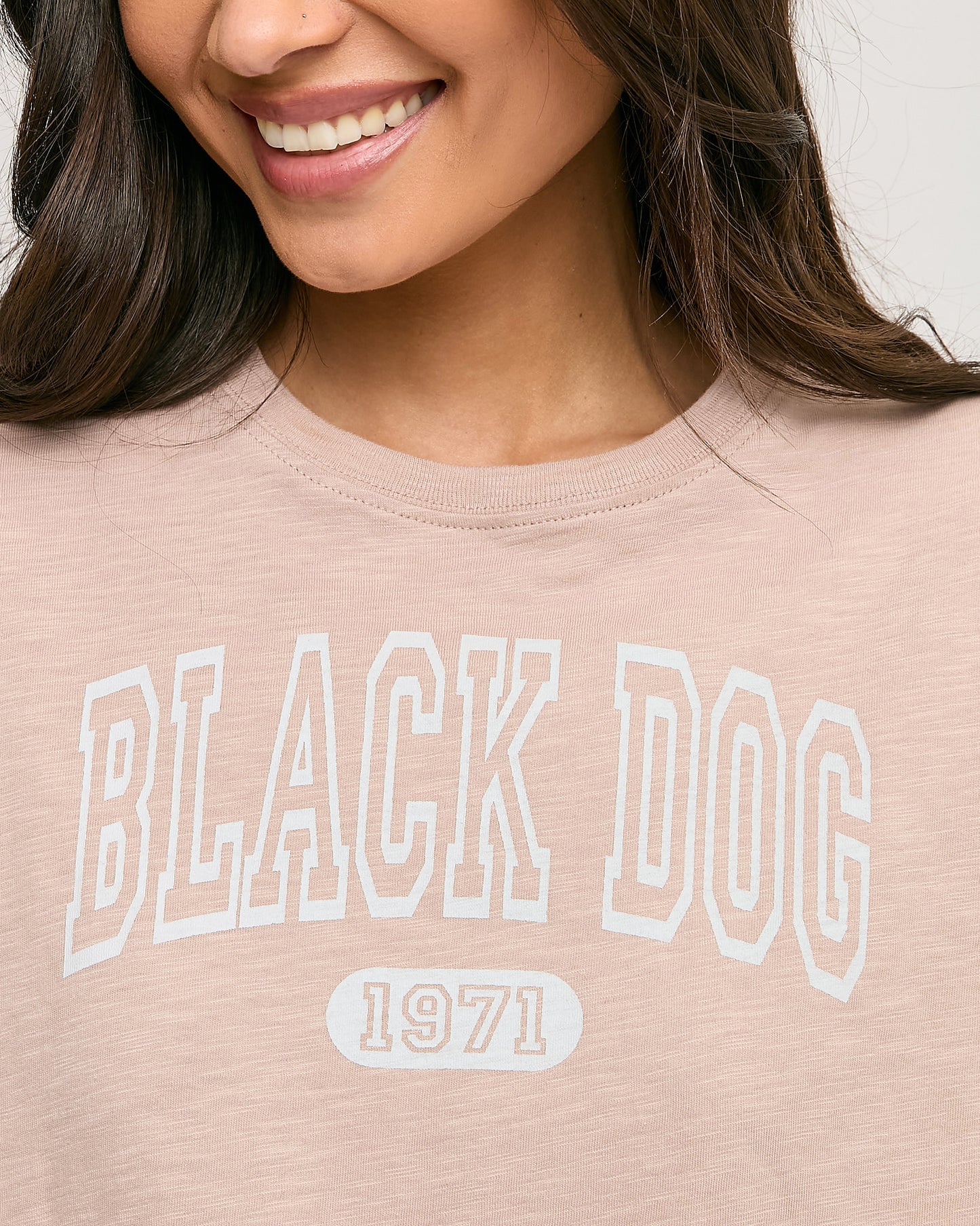 Ladies Slub Collegiate Shortsleeve Tee