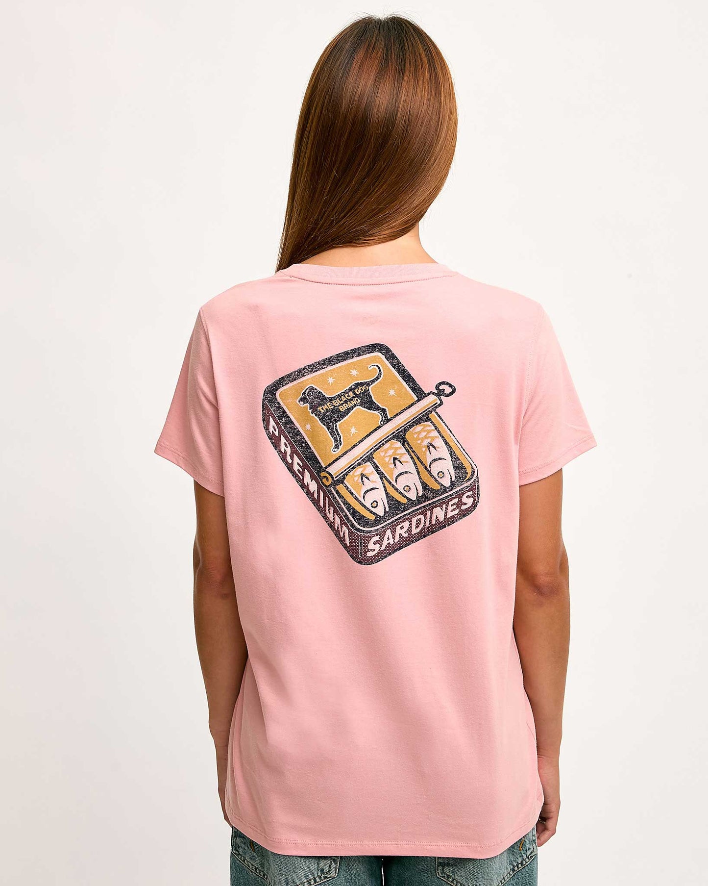 Ladies Hooked on Sardines Shortsleeve Tee