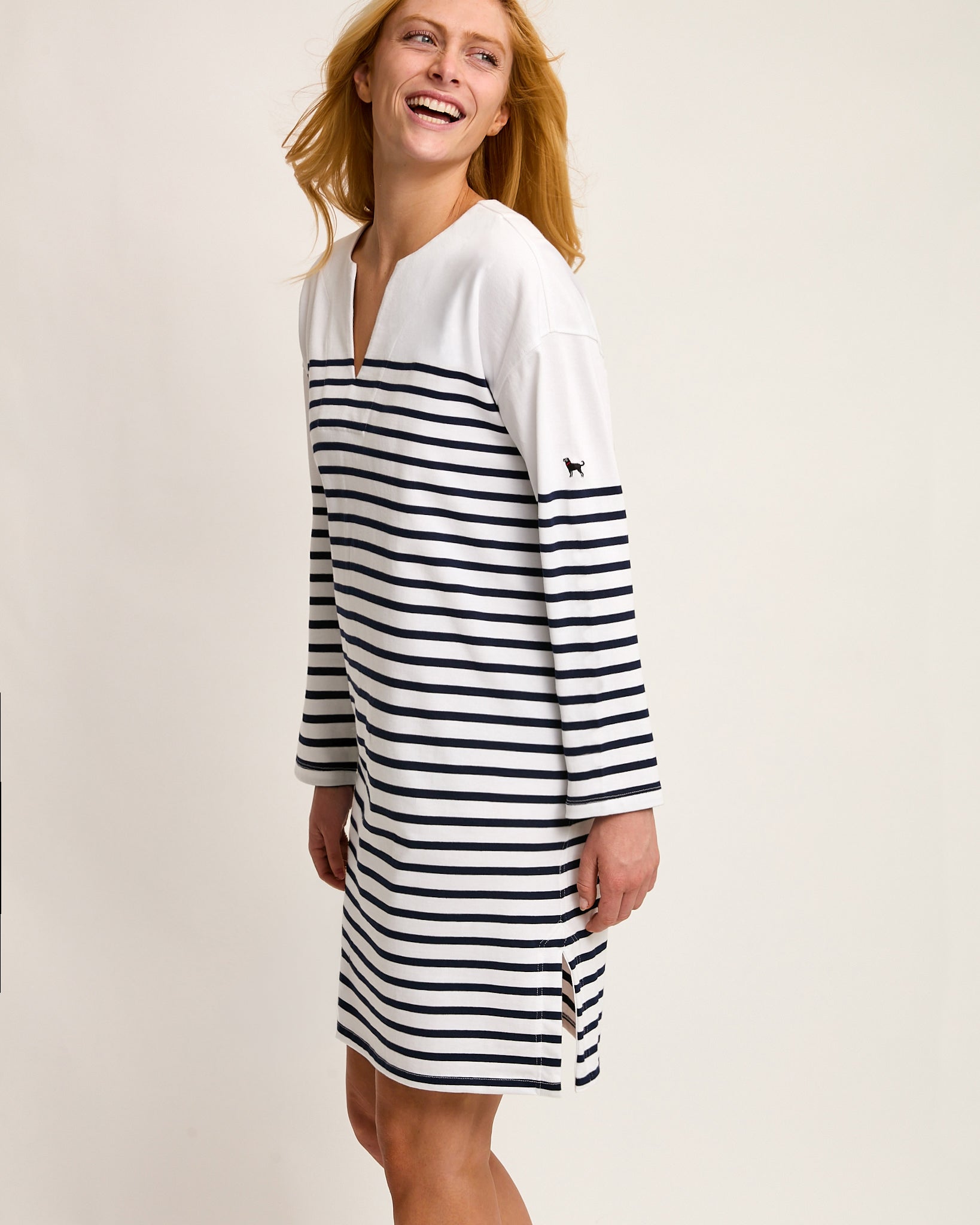 Martha's Vineyard Mariner Dress BD NAVY / White / XL