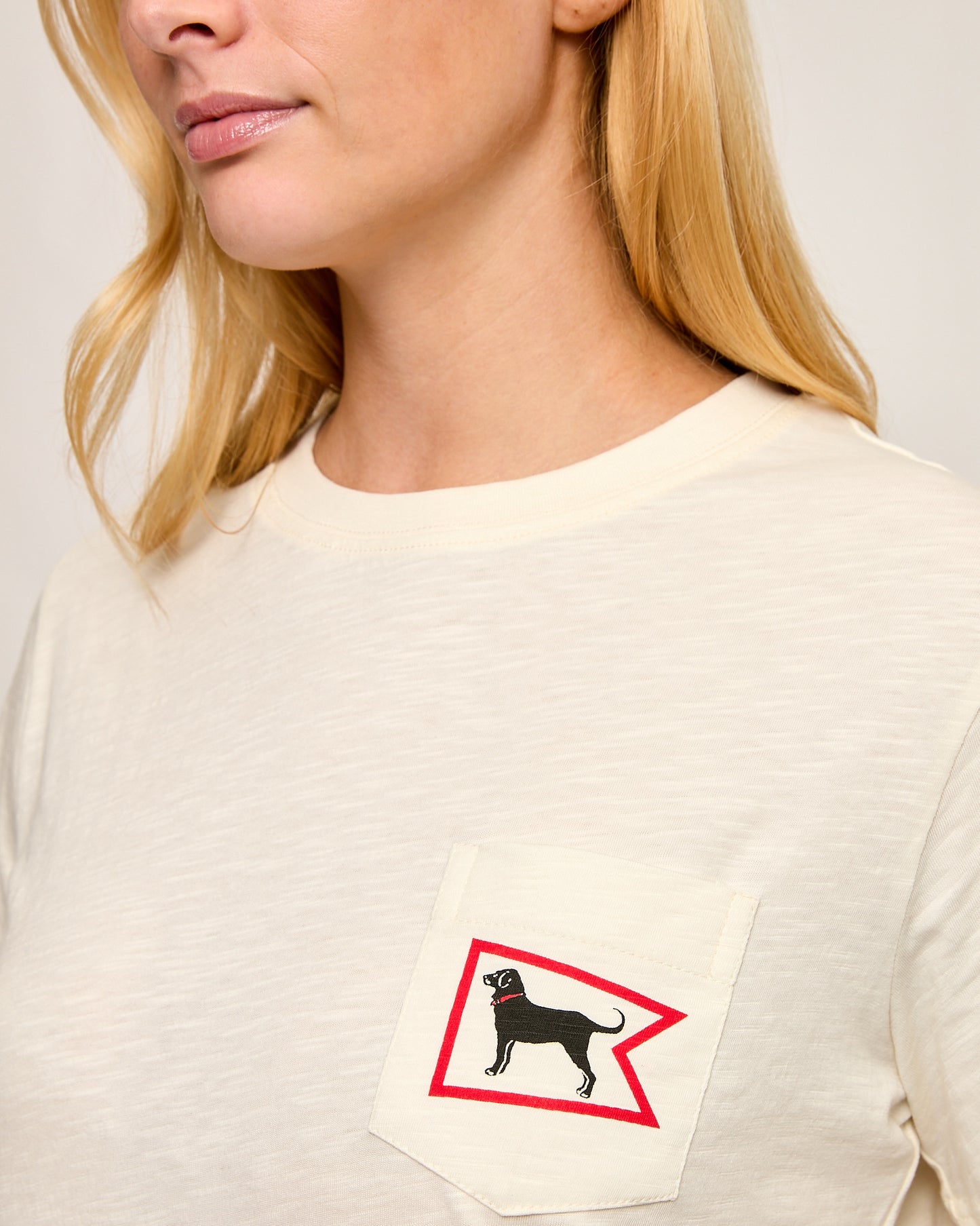 Burgee Shortsleeve Slub Pocket Tee