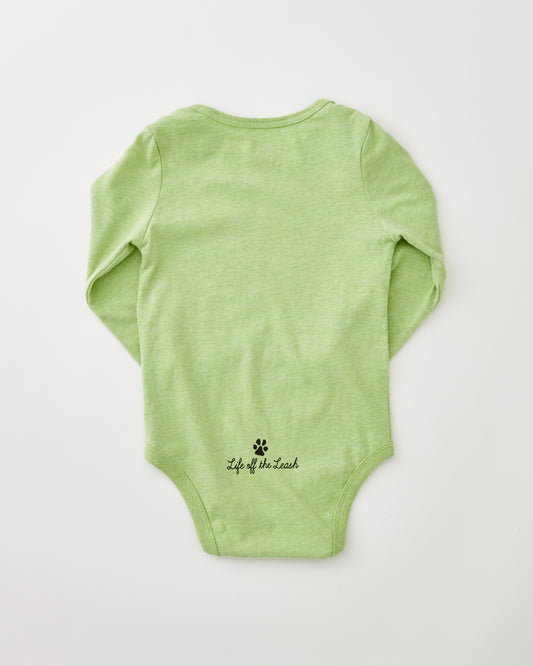 Lil Kids Classic Longsleeve Onesie (Green)