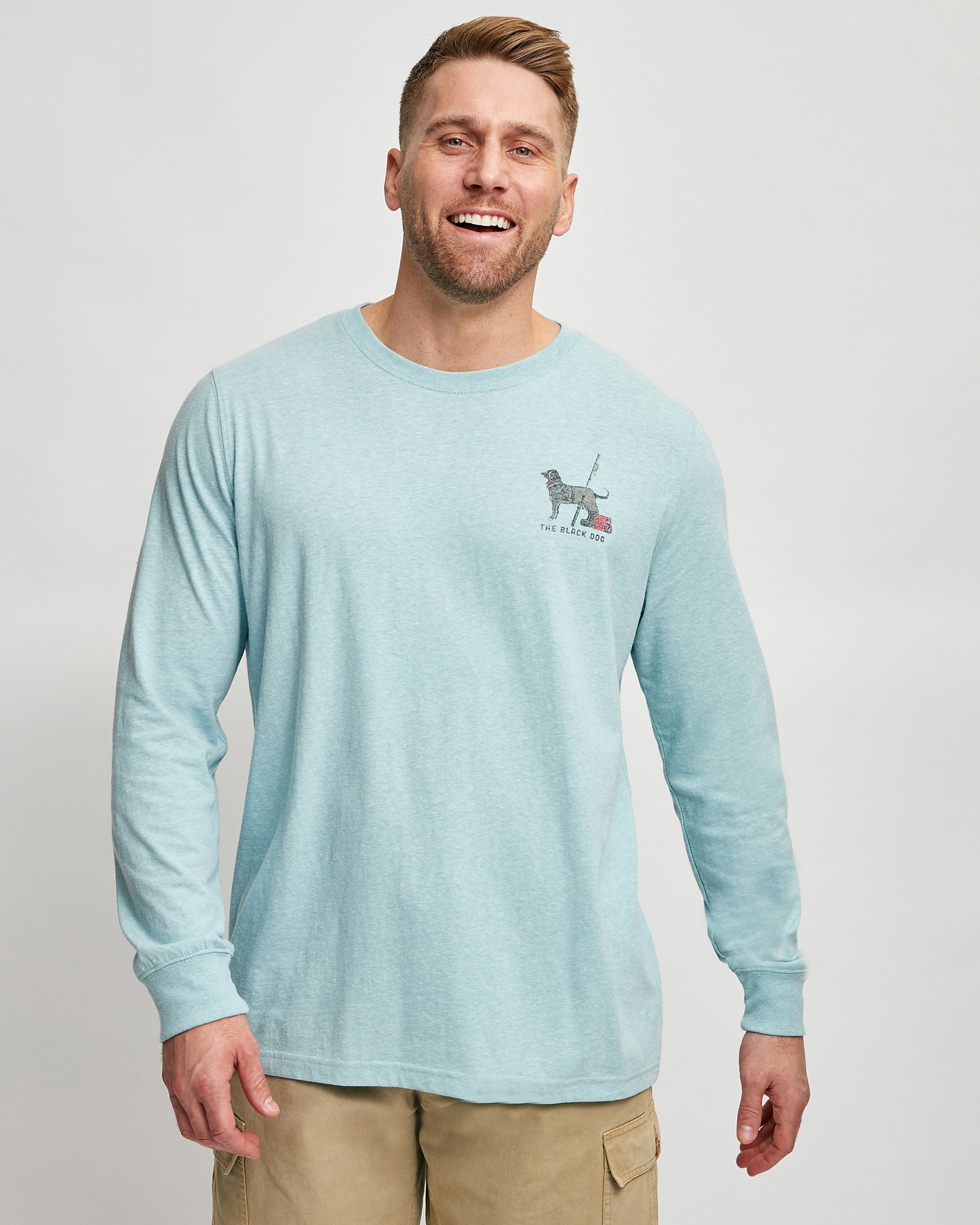 Mens Last Cast Tri-blend Longsleeve Tee