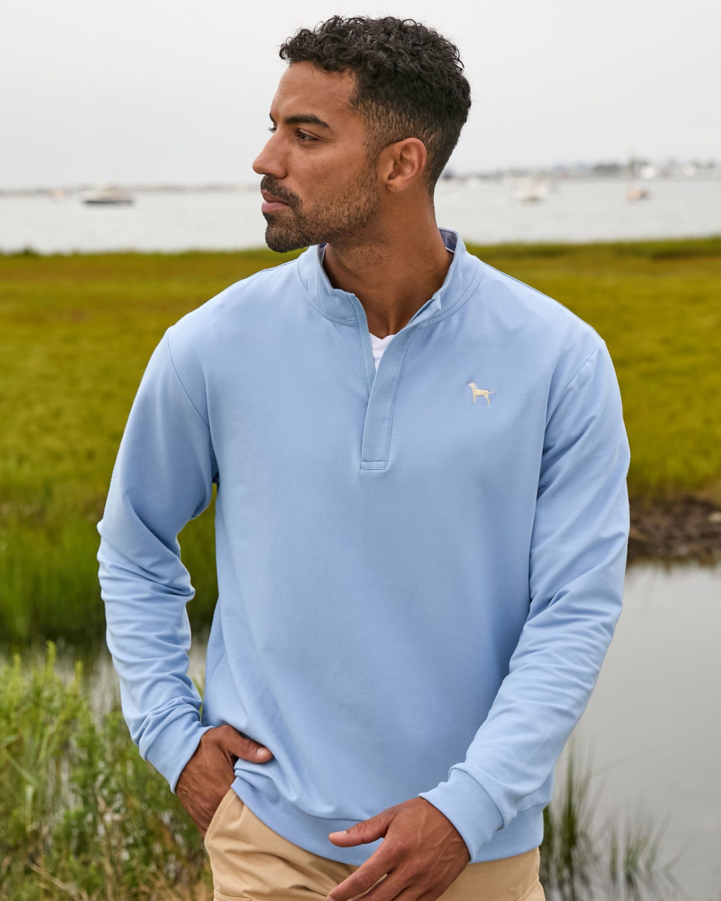 Men's Tarpaulin Quarter Zip