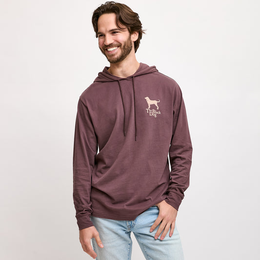 Mens Woodcut Boat Cadet Hoodie