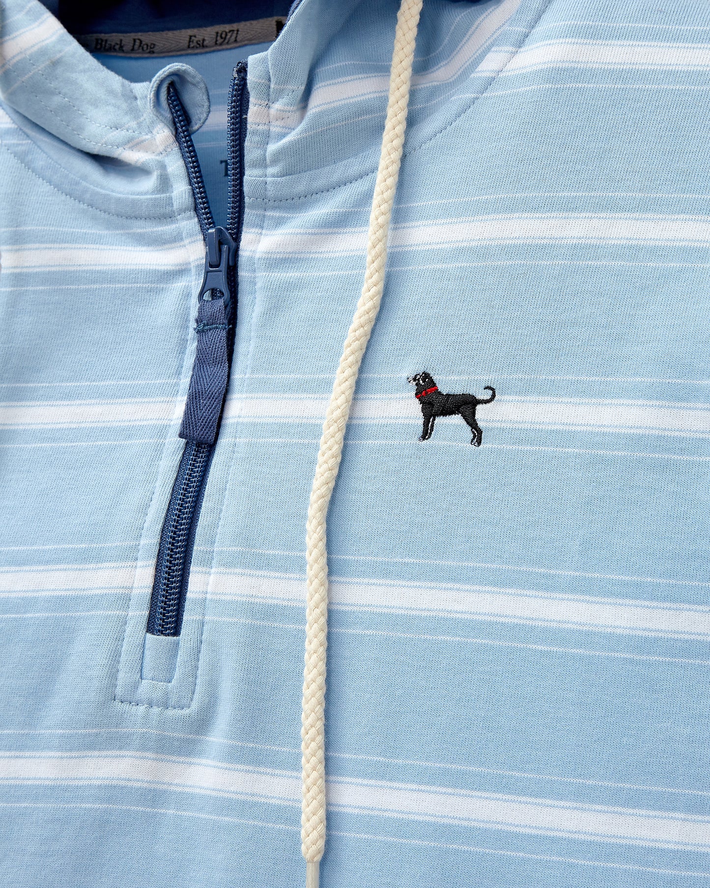 Mens Steam Stripe 1/4 Zip Cadet