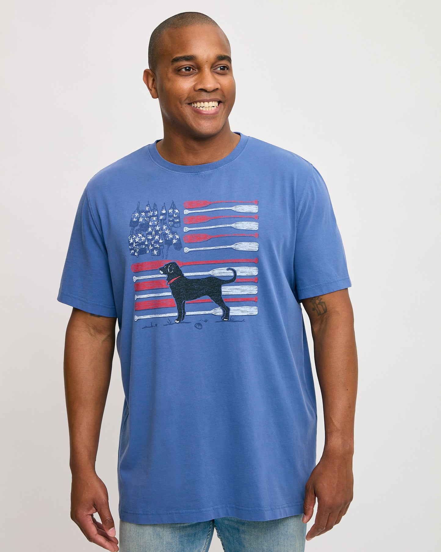 Mens Classic Oars & Buoys Shortsleeve Tee