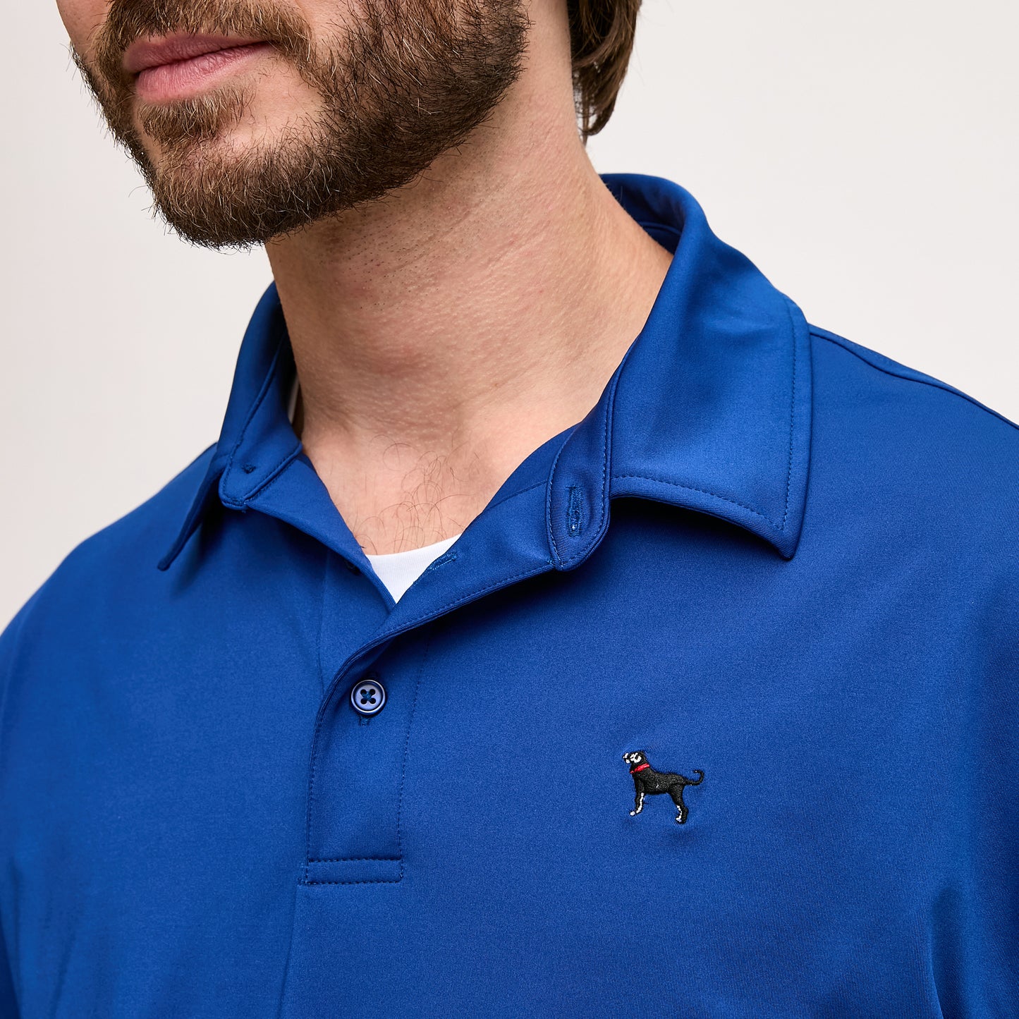 Mens Above Board Shortsleee Tech Polo