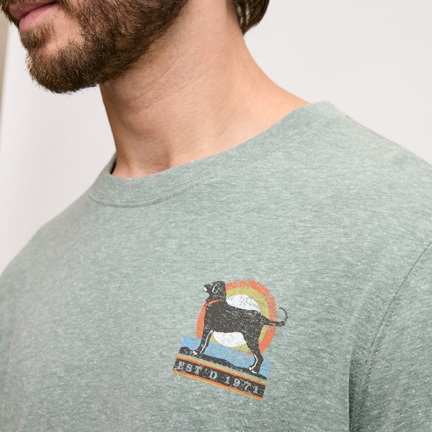Mens Explore Triblend Longsleeve Tee