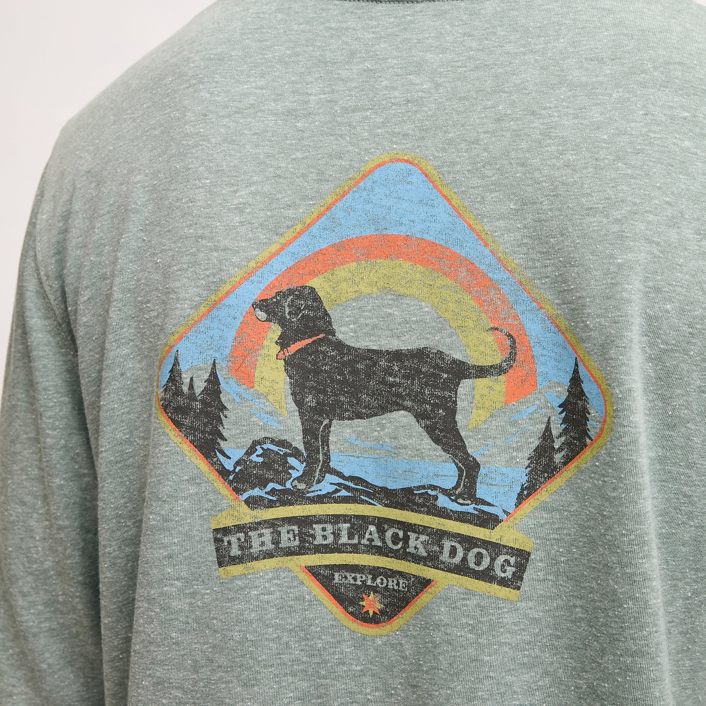 Mens Explore Triblend Longsleeve Tee