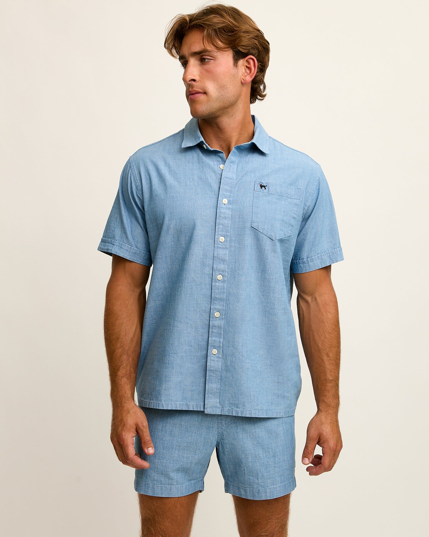 Mens Silver Beach Pull-On Short