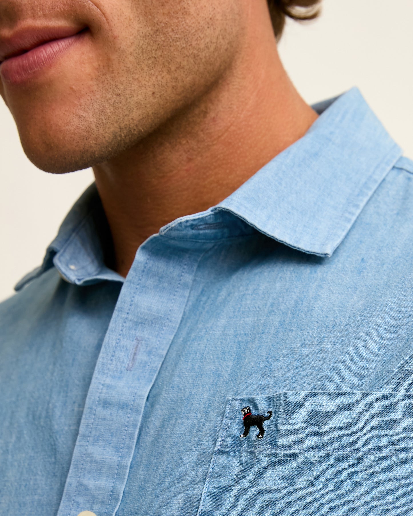 Mens Silver Beach Shirt