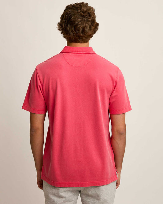 Salt Washed Pique Polo