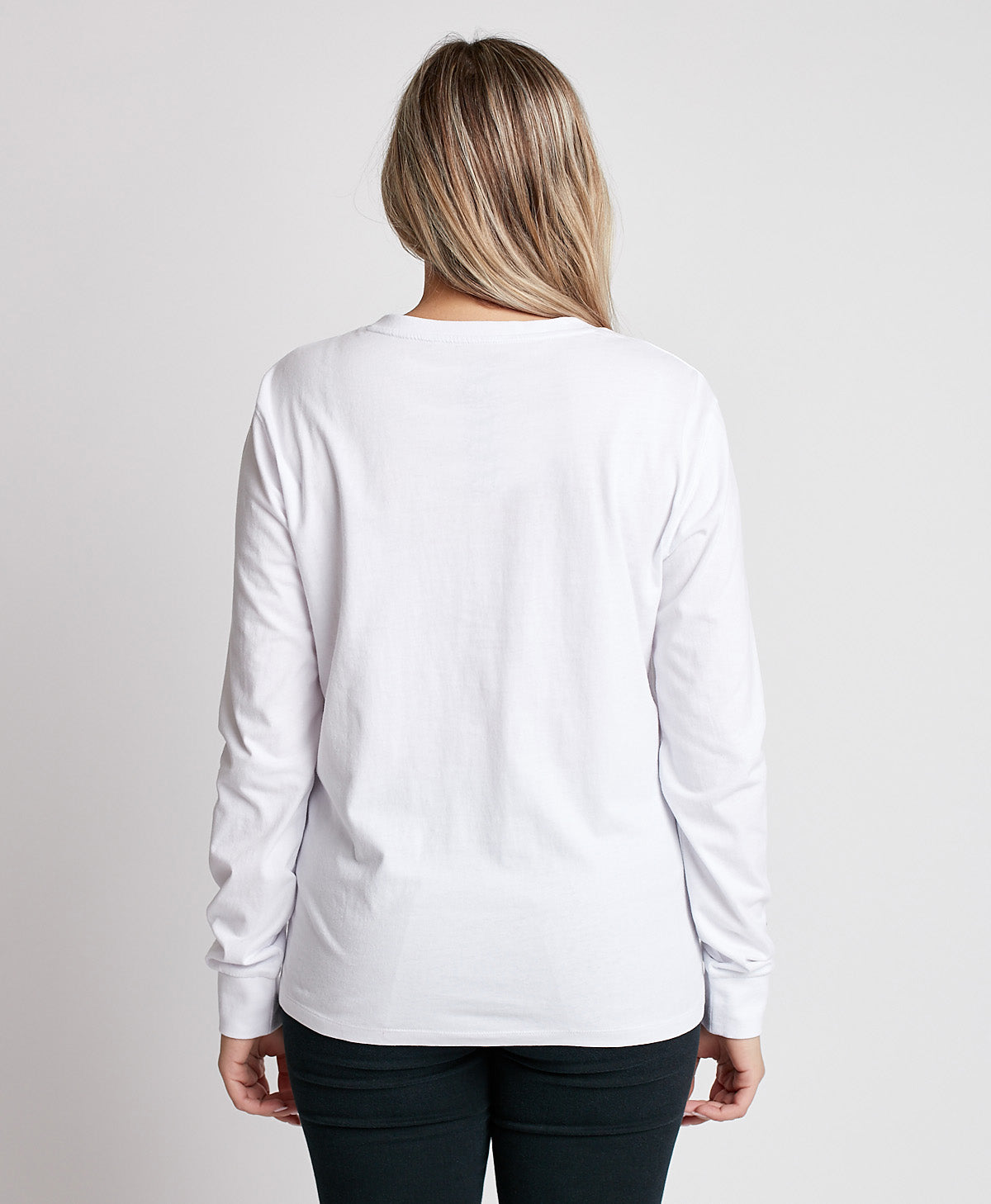 Ladies Classic Vneck Longsleeve Tee