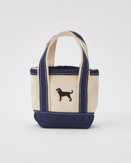 Black Dog Mini Boat Tote