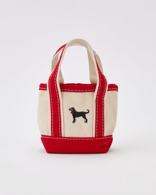 Black Dog Mini Boat Tote