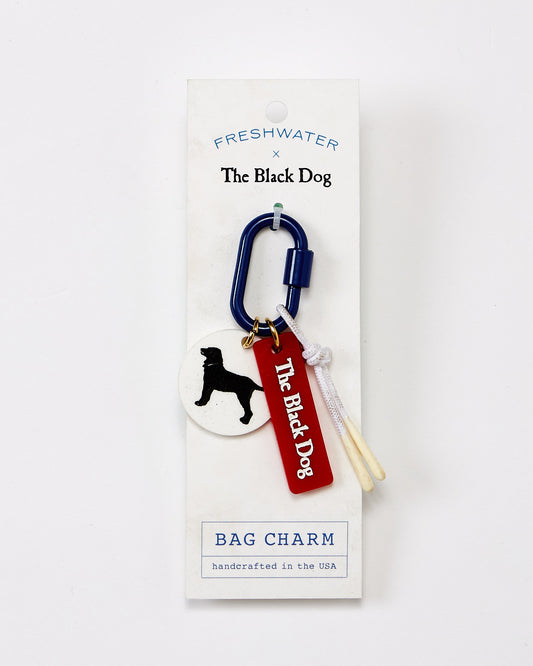 The Black Dog Bag Charm
