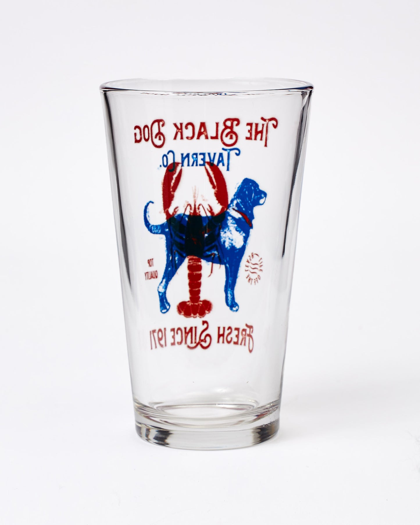Lobster Dog 16 OZ Pint Glass