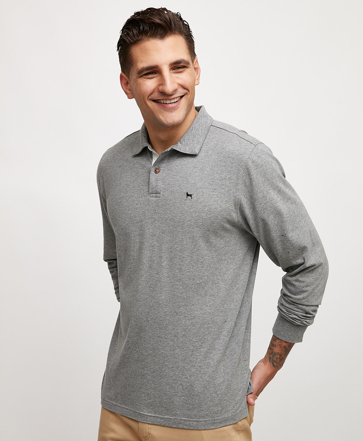 Mens Longsleeve Peninsula Polo