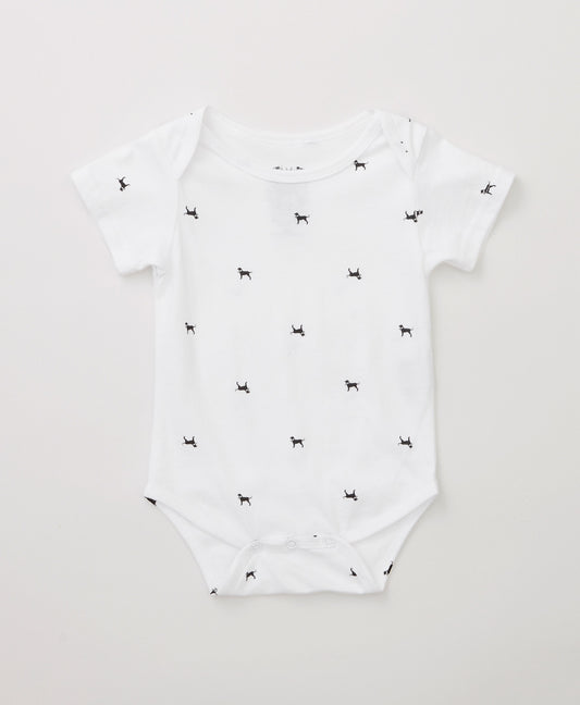 Lil Kids Mini Dog Print Onesie