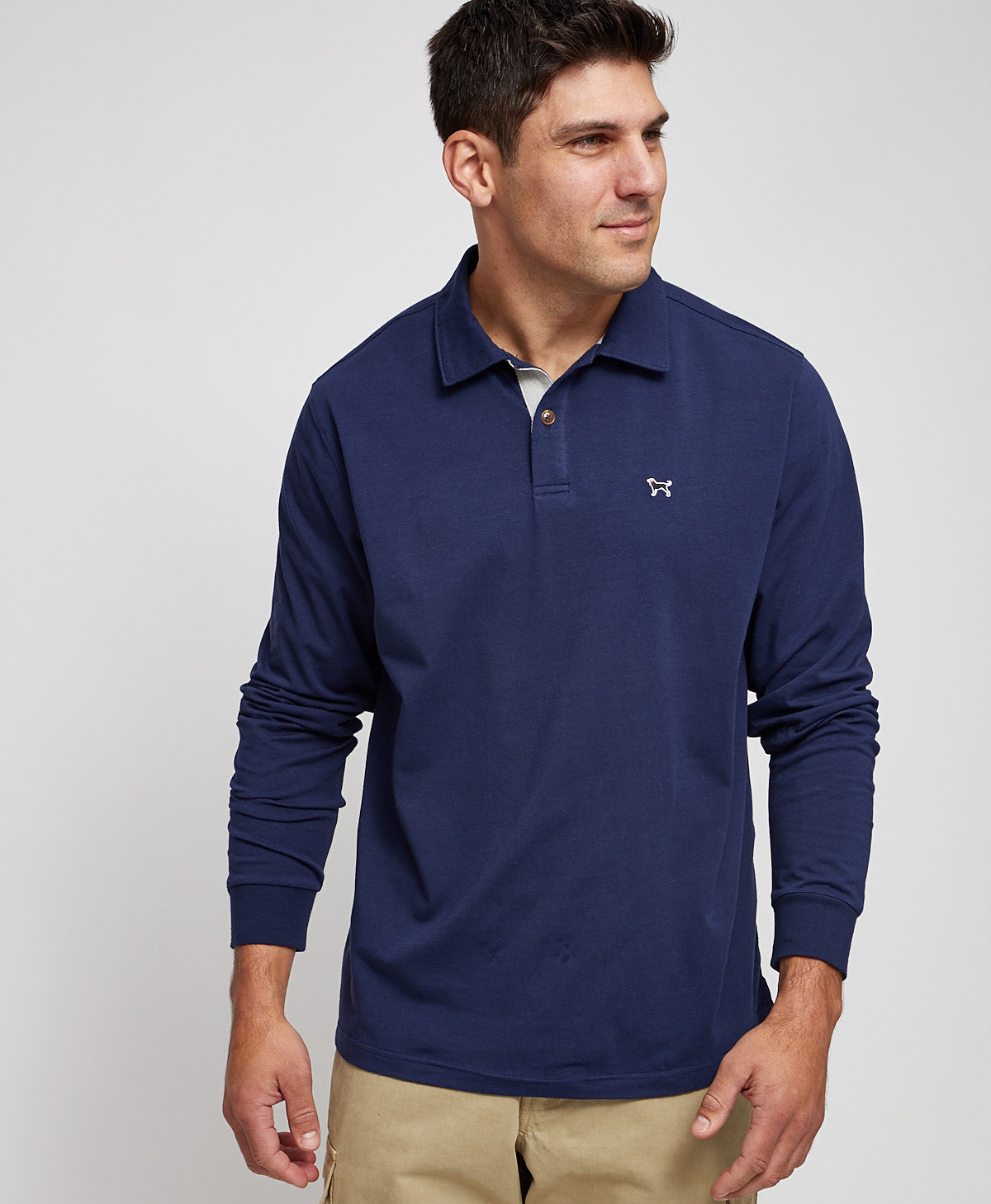 Mens Longsleeve Peninsula Polo The Black Dog Mens Longsleeve Peninsula Polo The Black Dog