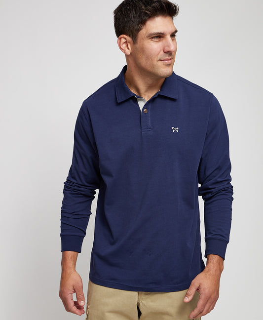 Mens Longsleeve Peninsula Polo