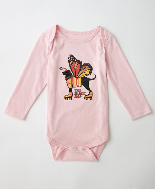 Lil Kids Butterfly Longsleeve Onesie