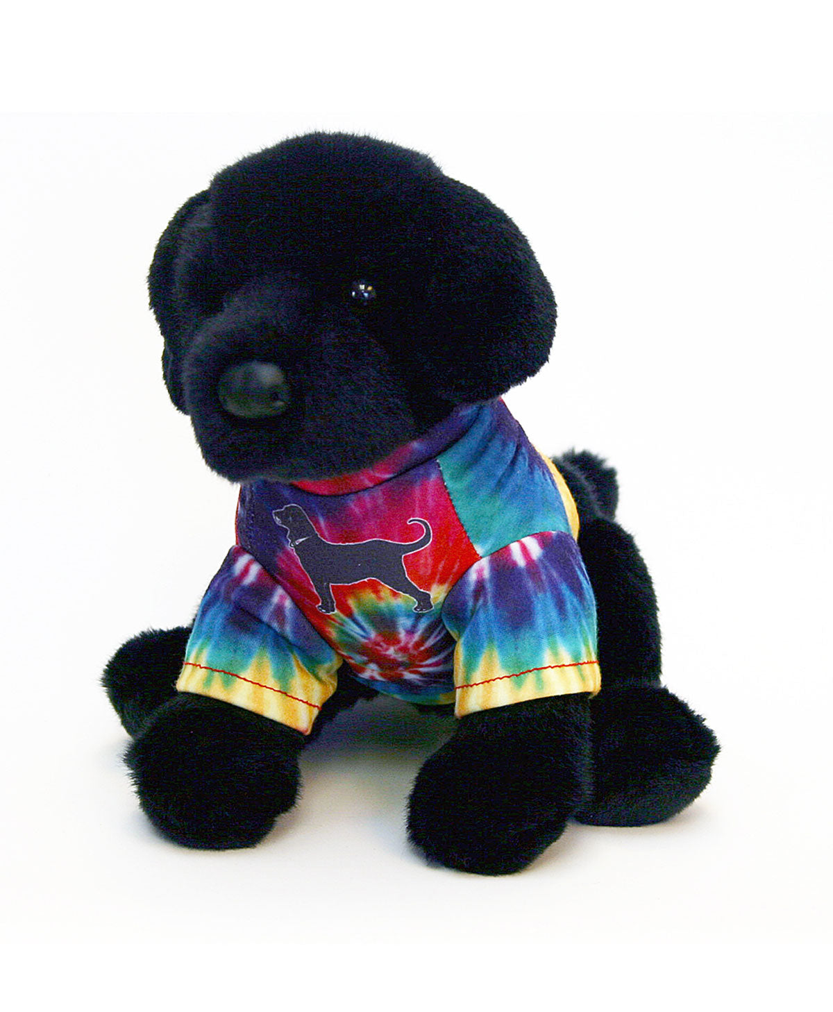 Black dog deals teddy bear