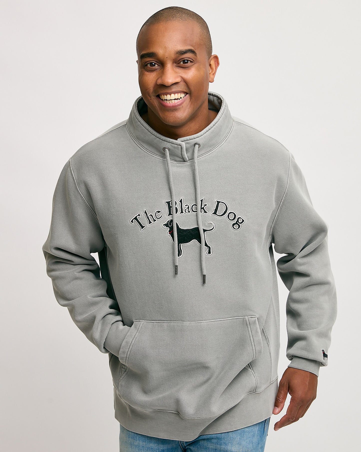 Mens Applique Fisherman Sweatshirt
