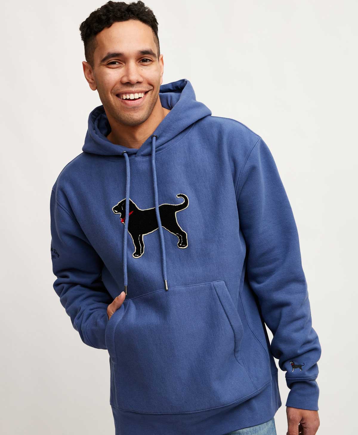 Black dog sweatshirt mens sale