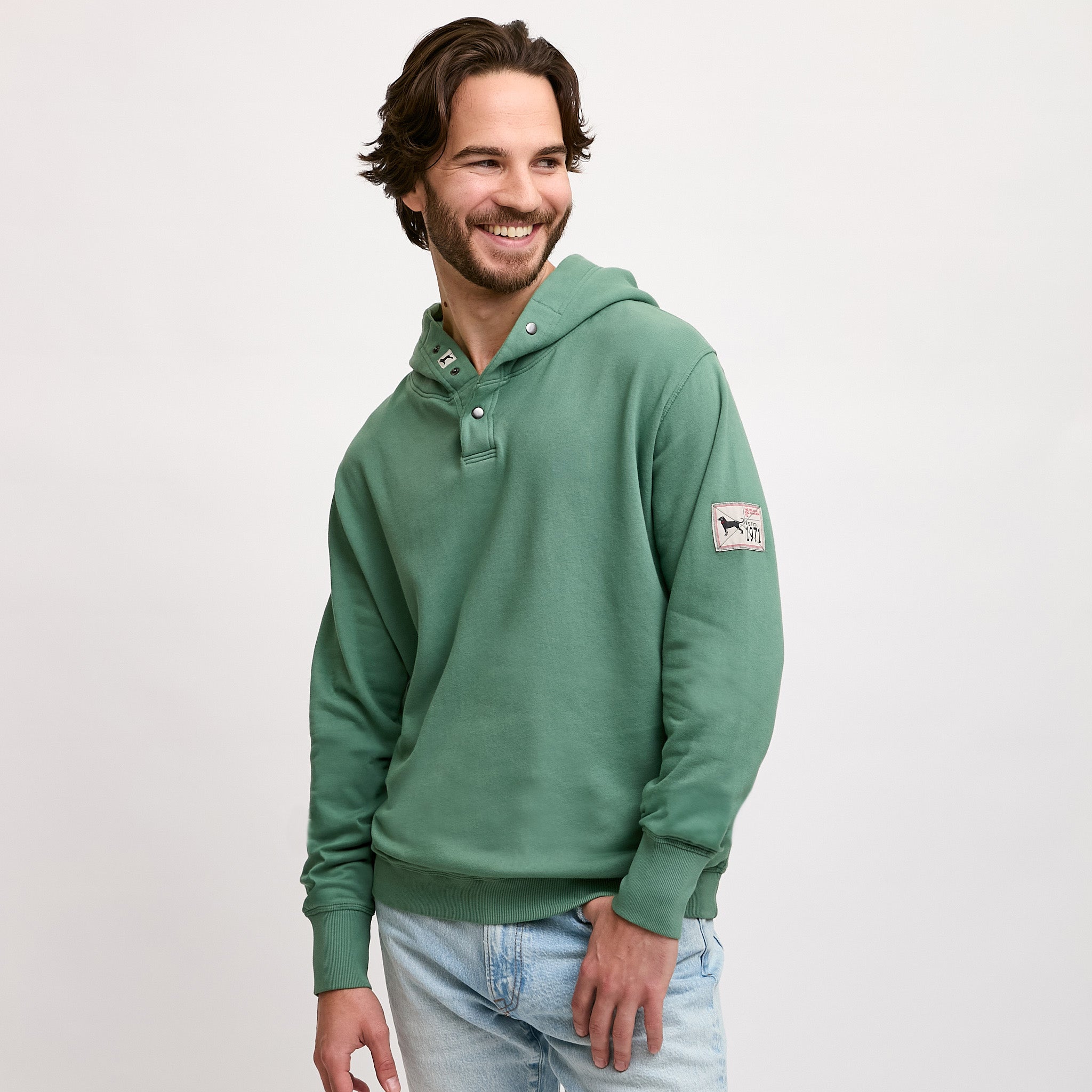 Adult Tidewashed Snap Hoodie – The Black Dog