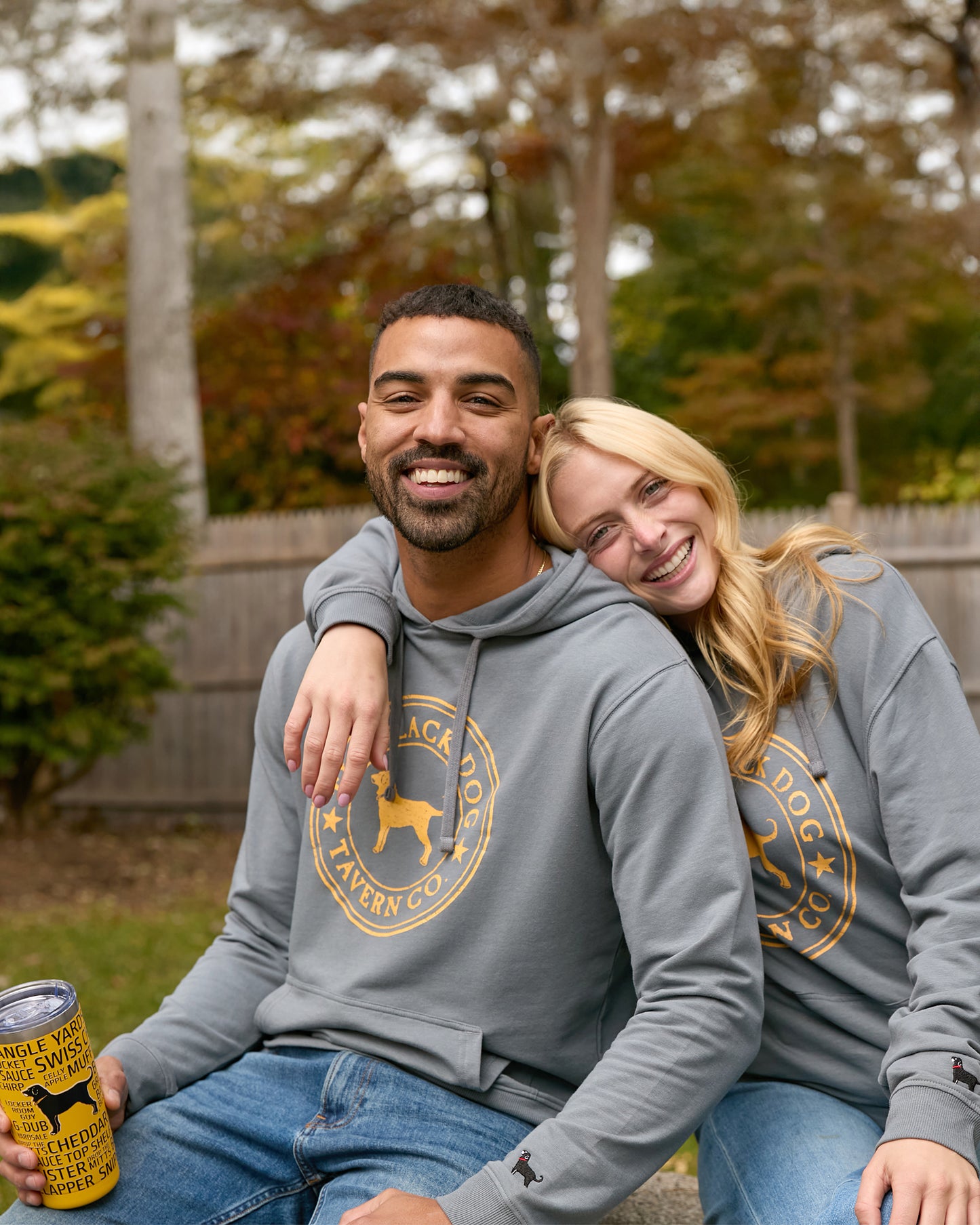 Adult Black & Gold Hoodie plus free gift