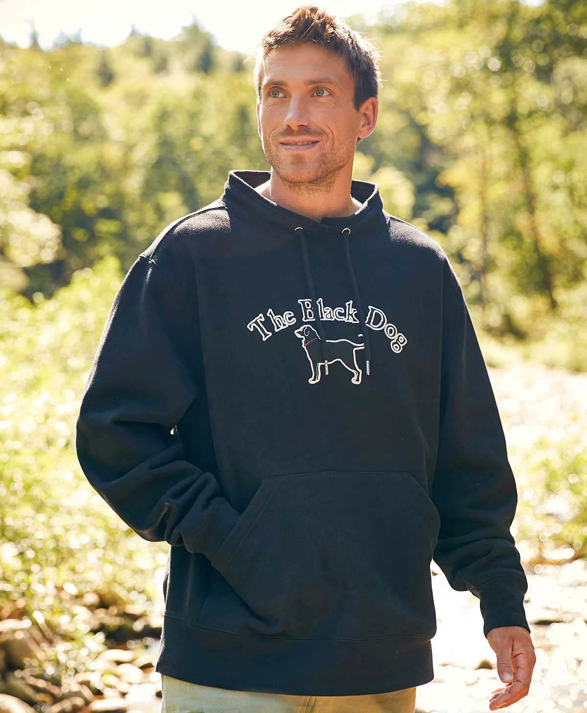 Mens Applique Fisherman Sweatshirt