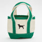 Black Dog Mini Boat Tote