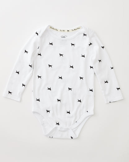Lil Kids Mini Dog Longsleeve Onesie