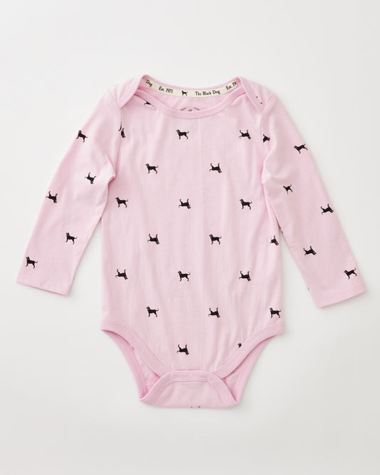 Lil Kids Mini Dog Longsleeve Onesie