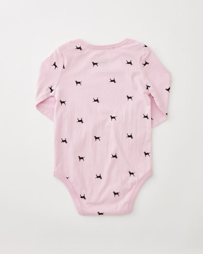 Lil Kids Mini Dog Longsleeve Onesie