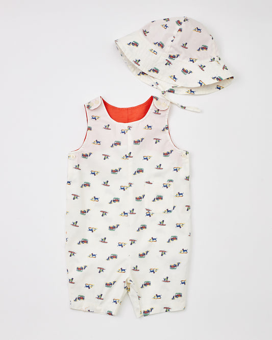 Lil Kids Summer Vibes Shortall